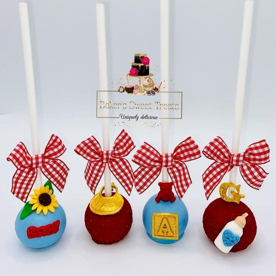 Baby Bottle & Bib Cakepops
