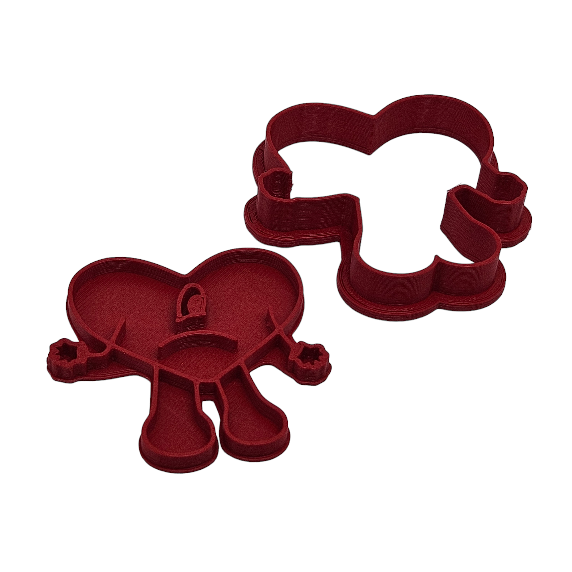 Bad Bunny Heart Cookie Cutter Stamp