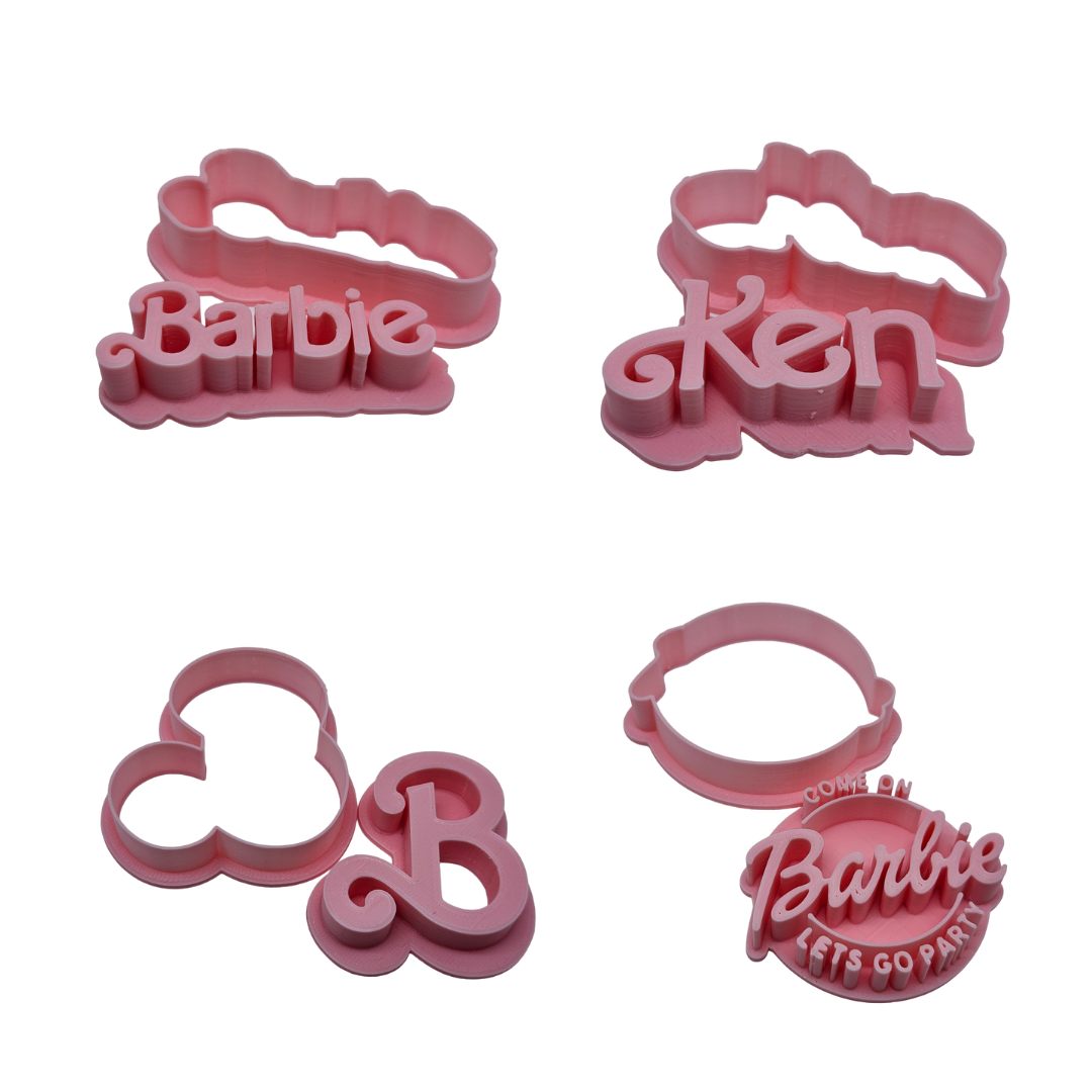 Barbie Cookie Cutter Embosser