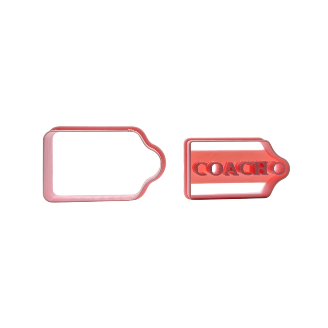 Coach Hangtag Bag Cookie Cutter Stamp