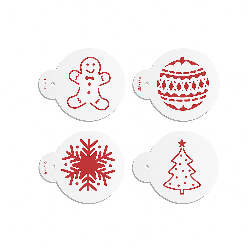 Christmas - Stencil 4-Pc. Set