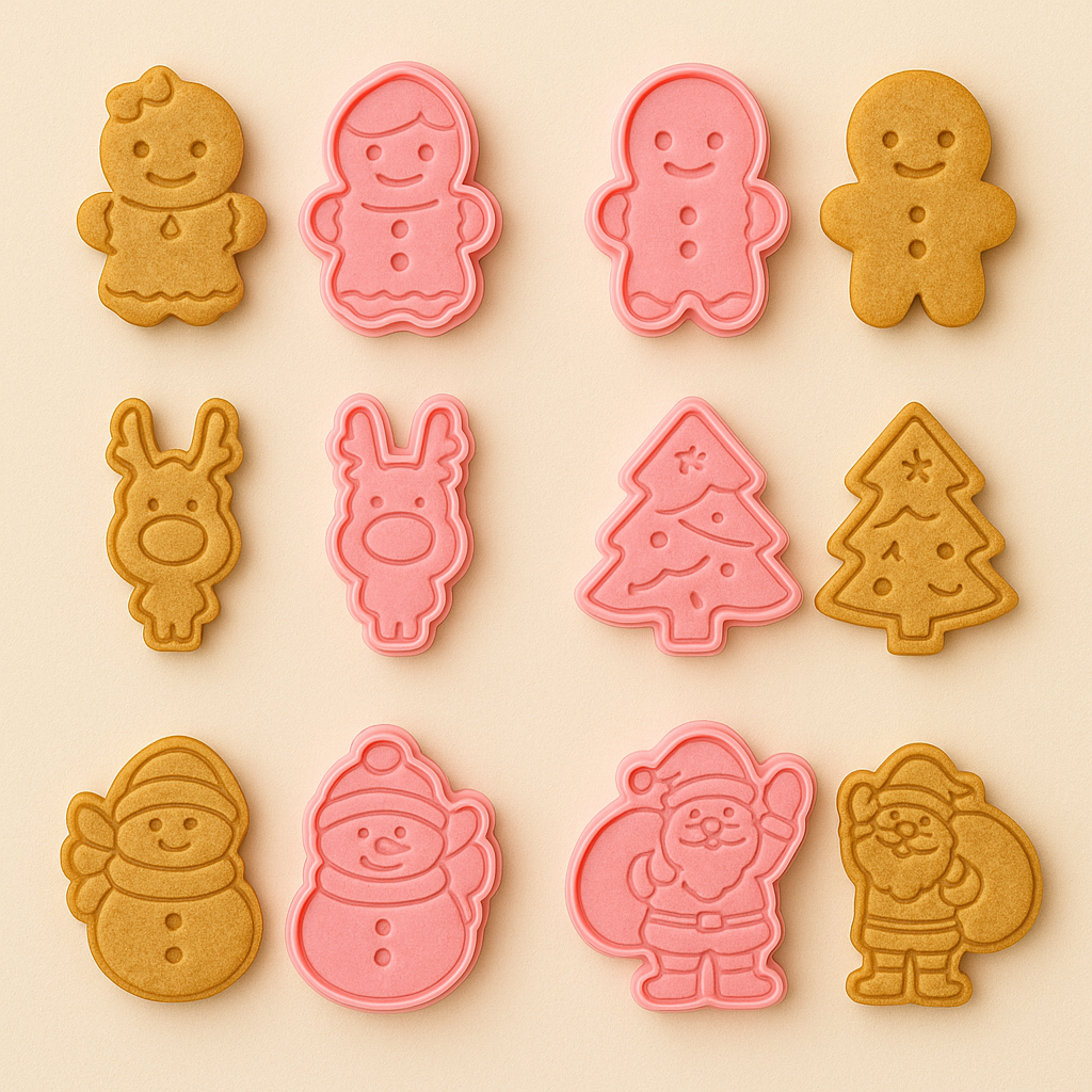 Christmas Cookie Cutter Stamp Collection