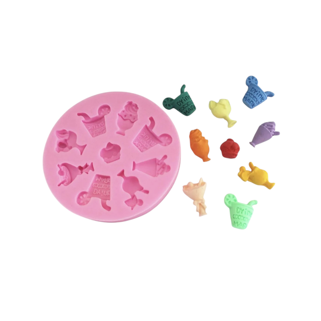 Cocktail Drinks & Ice Cream Shakes - Silicone Mold