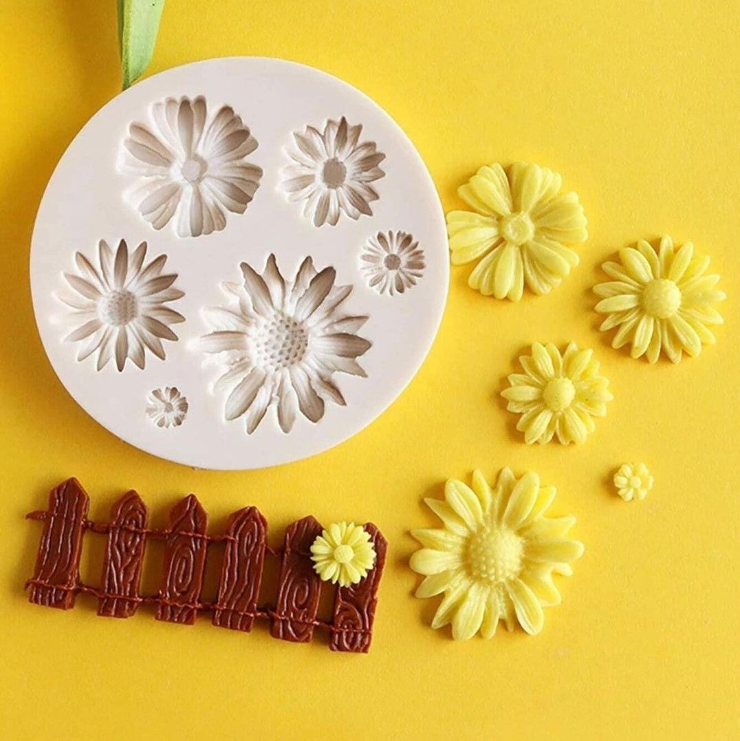 Daisy & Sunflower - Silicone Mold