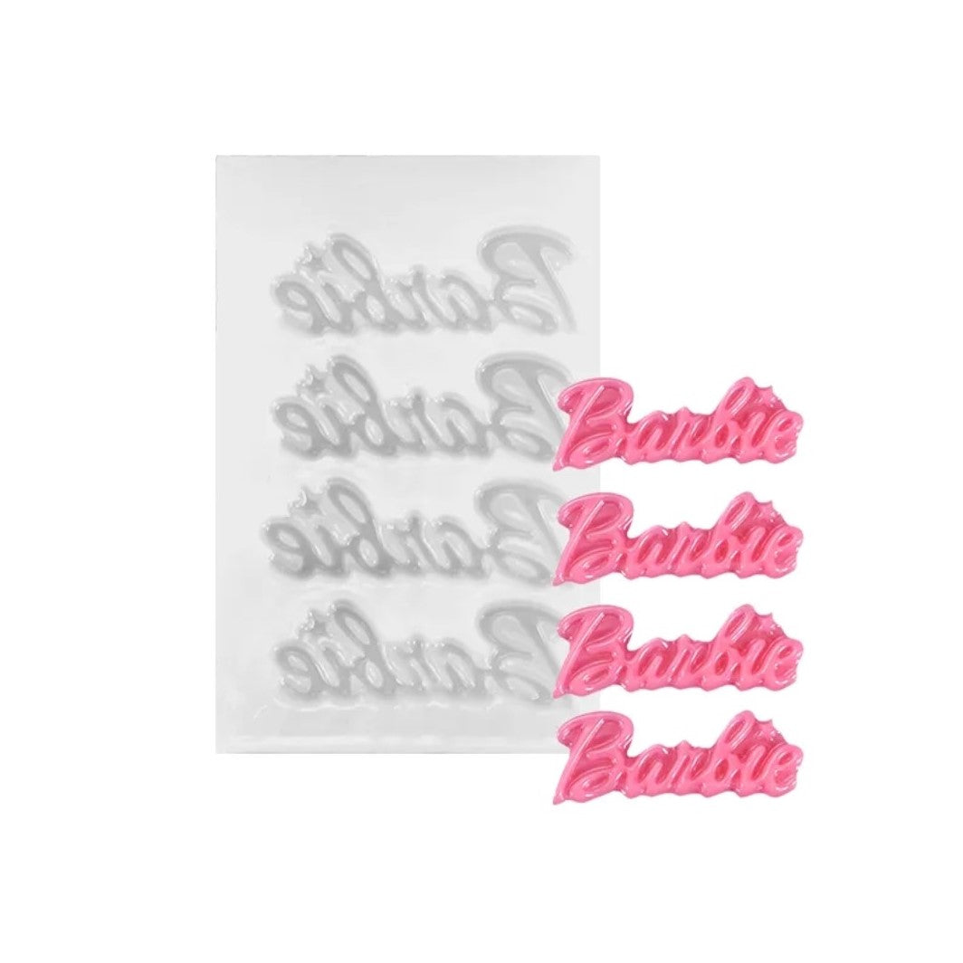 BARBIE LETTERS MOLD