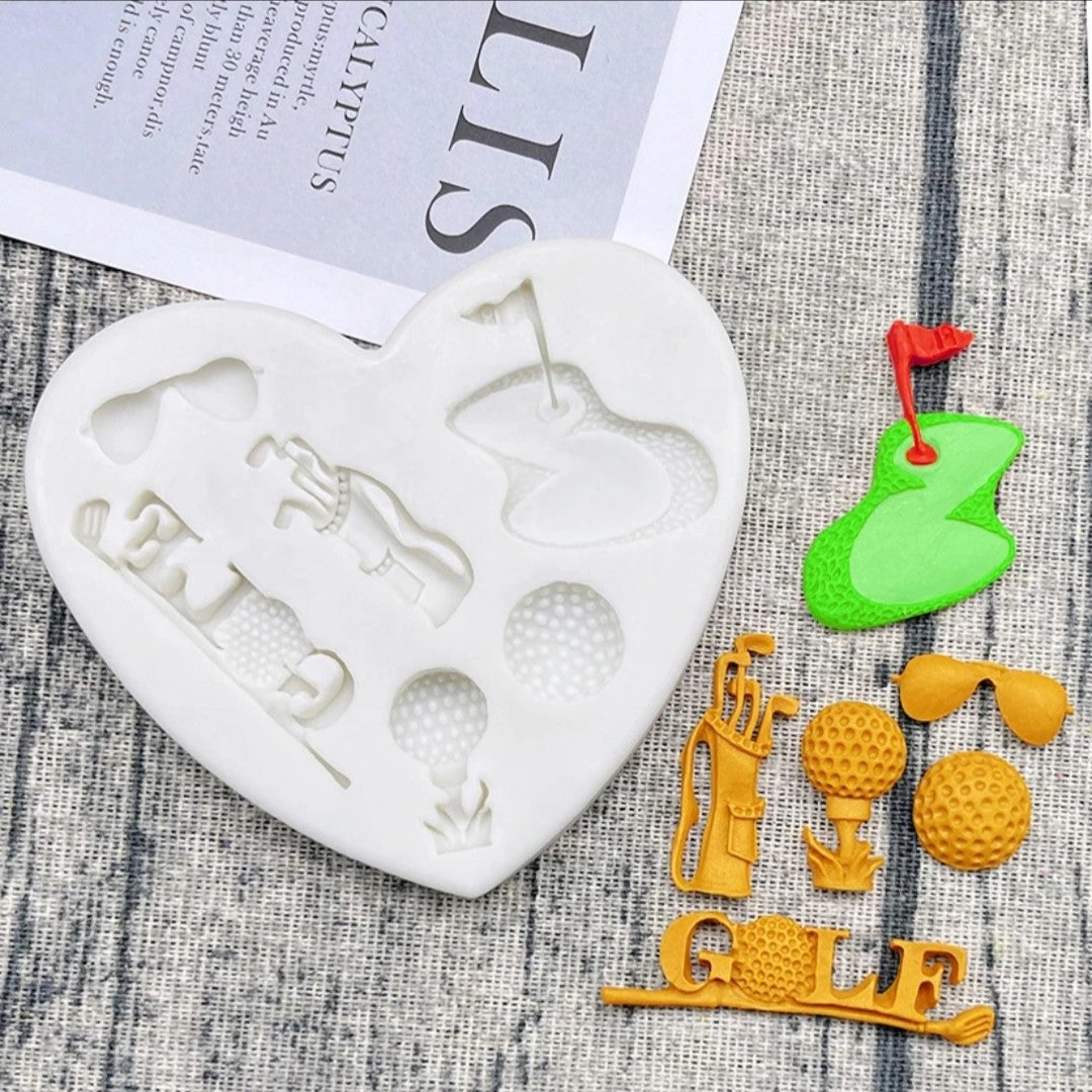 Golf Themed - Silicone Mold