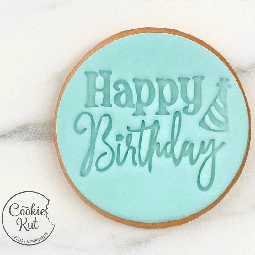 Happy Birthday Embosser Stamp