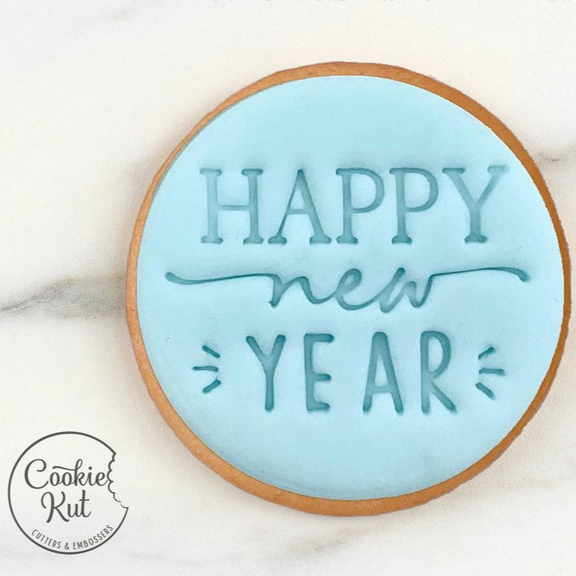 Happy New Year - Fondant Embosser Stamp