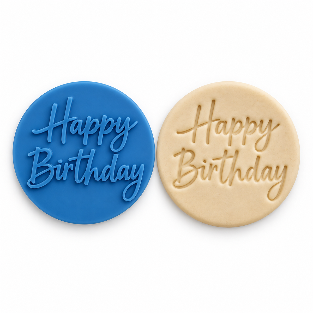 Happy Birthday - Fondant Embosser Stamp