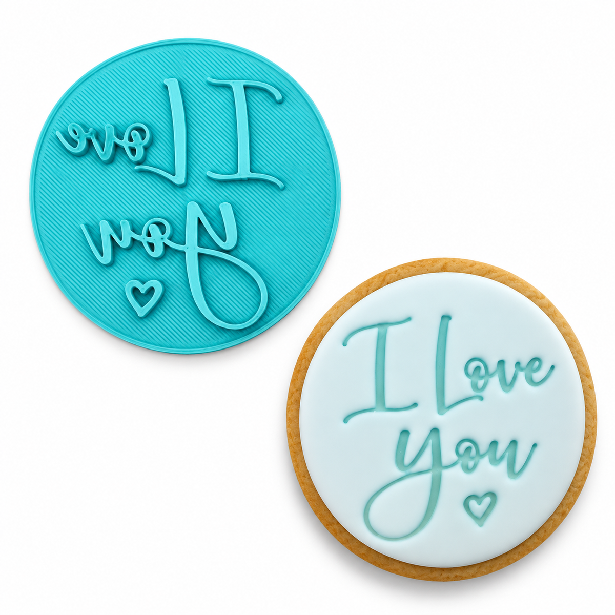 I Love You - Fondant Embosser Stamp