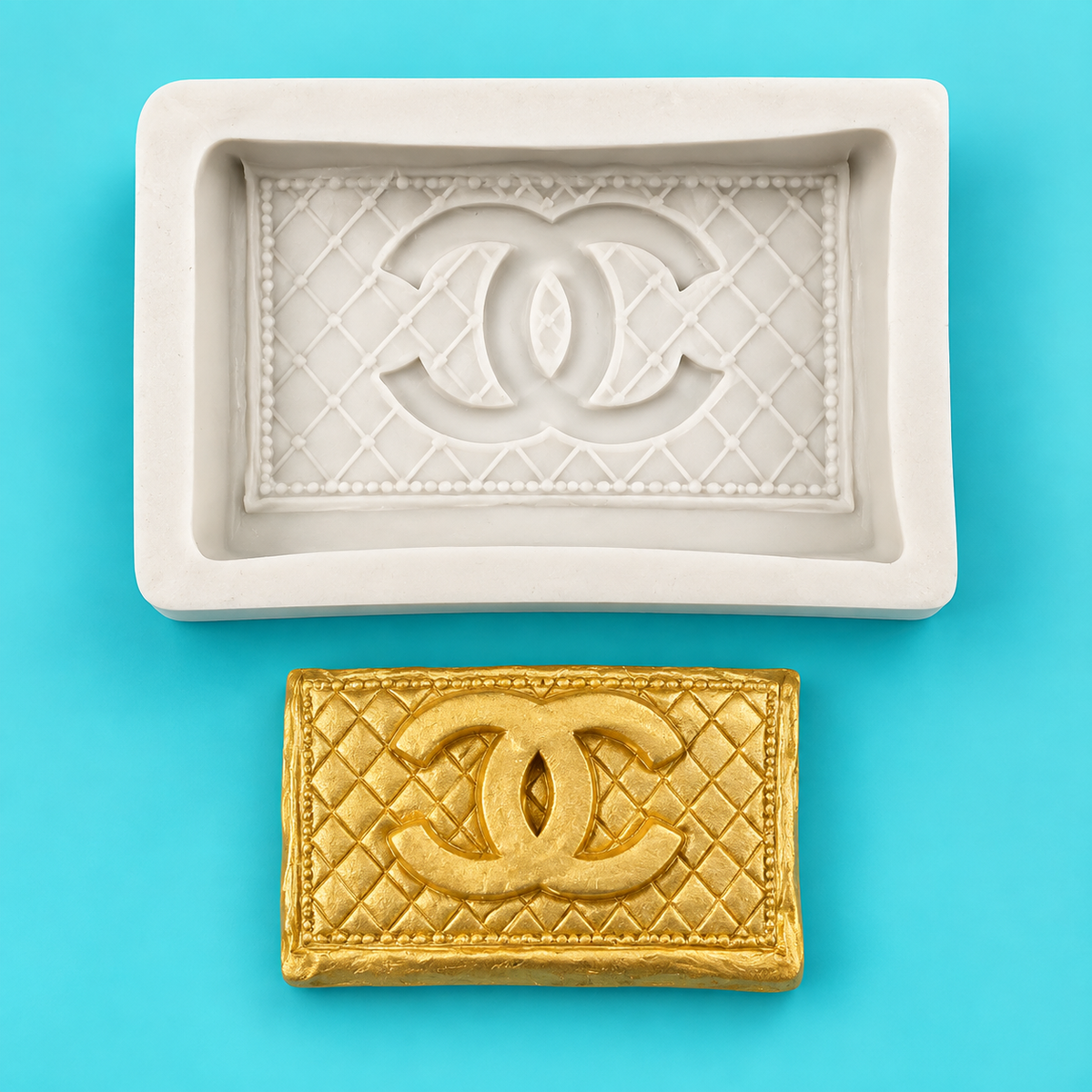 Fashion Flap Bag Silicone Mold