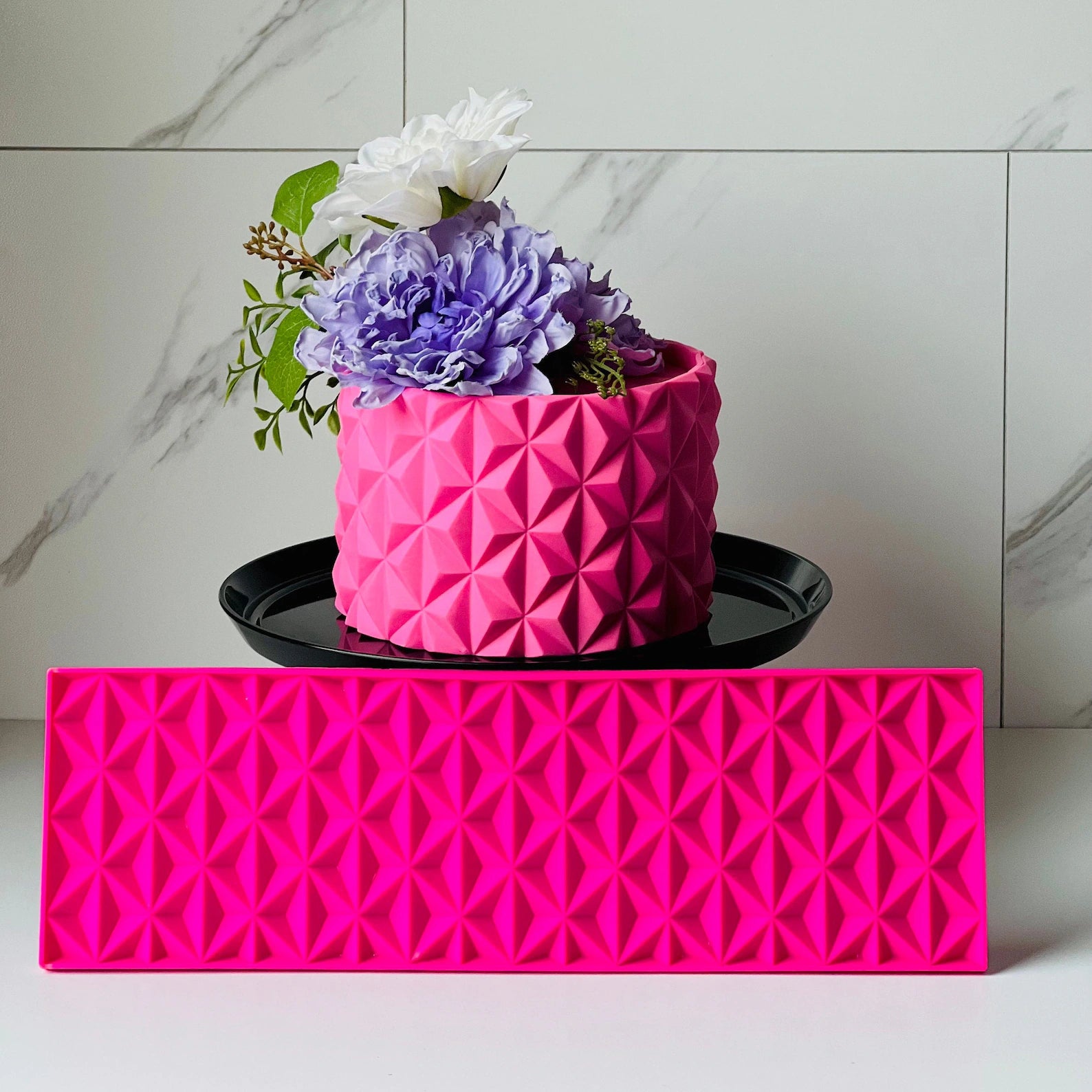 Origami Pyramid Silicone Mold