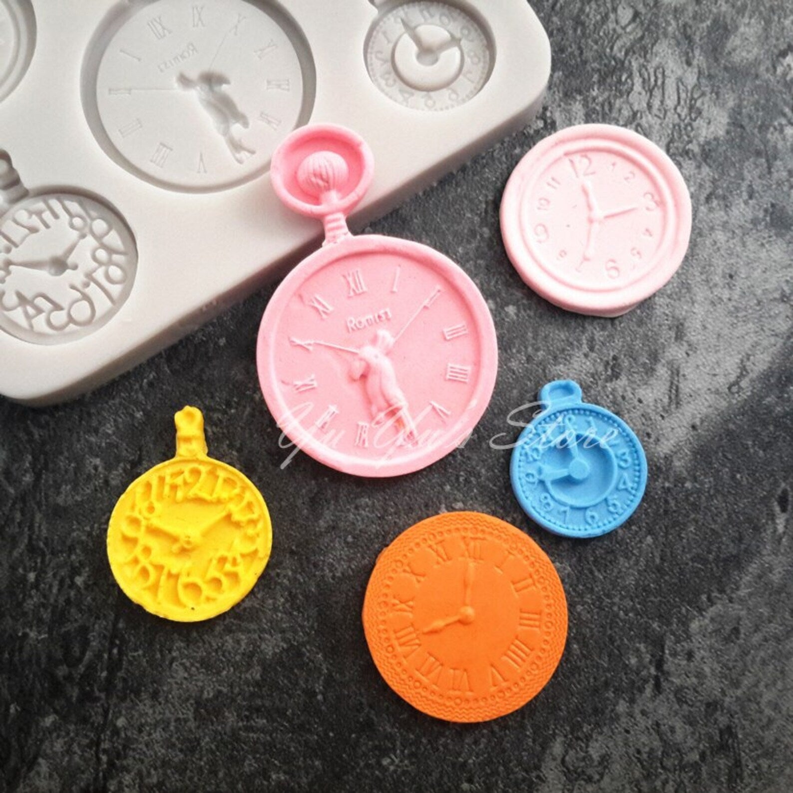 Pocket Watch Clock - Silicone Mold