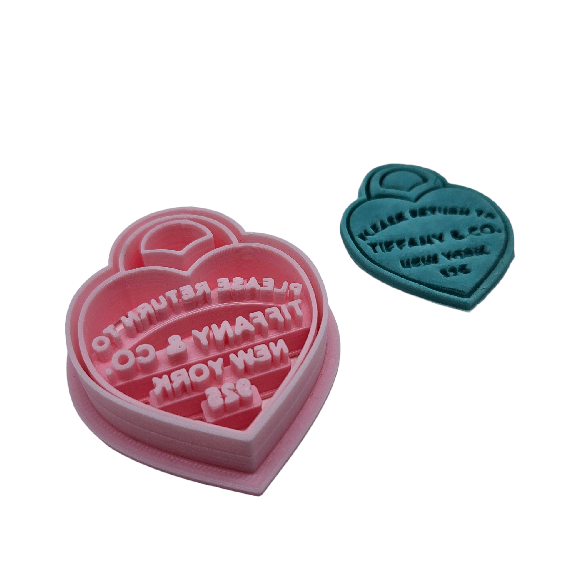 T & Co Heart Pendant - Cookie Cutter Stamp