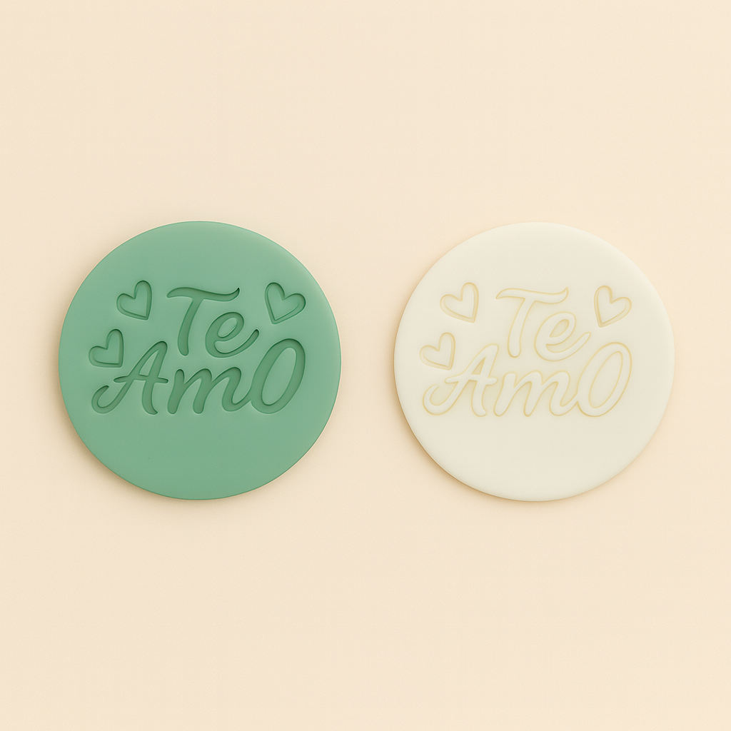 Te Amo - Fondant Debosser Stamp