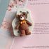Teddy Bear With Bow Silicone Mold