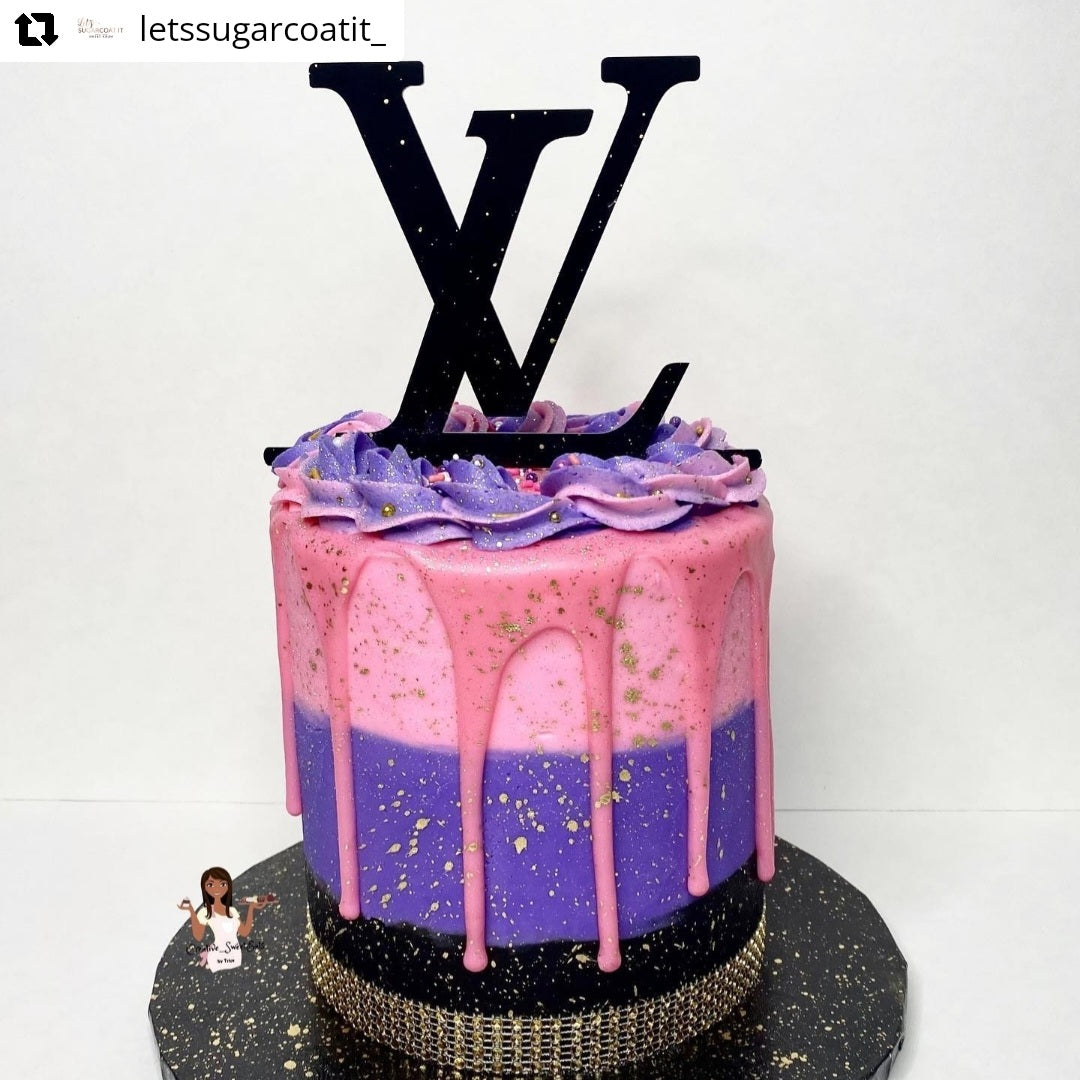 LV Cake Topper