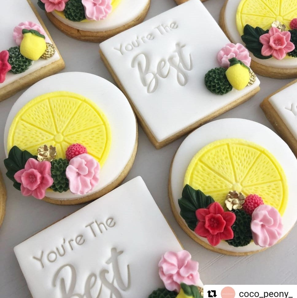 Lemon Orange Slice Cookies