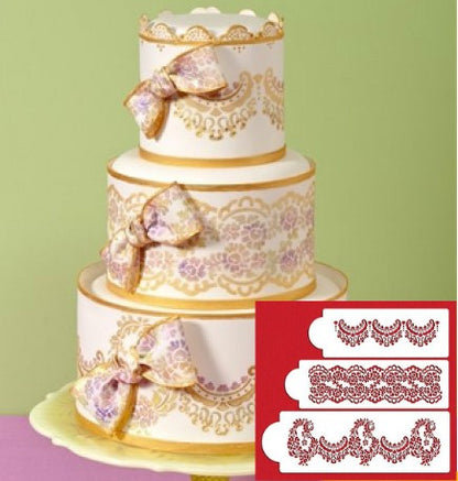 alecon-lace-cake-3-tier-set-stencil