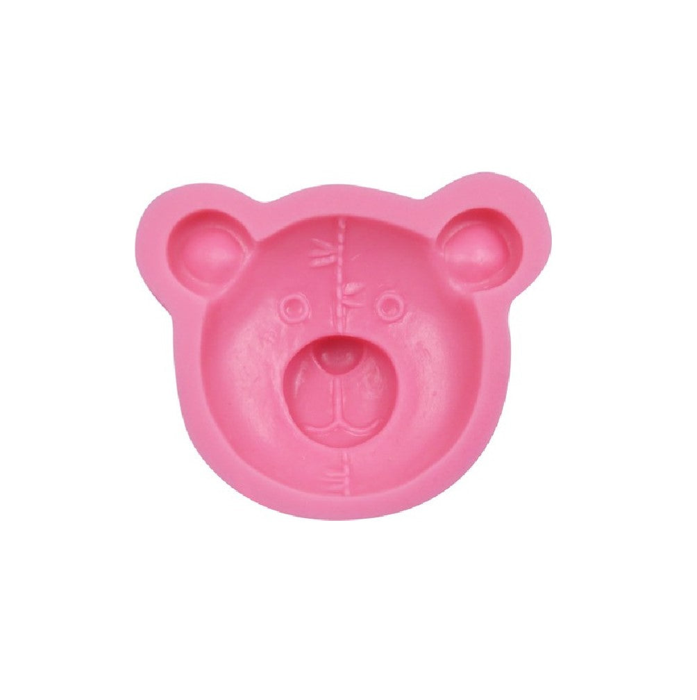 silicone mold face bear creating decorations and decorations