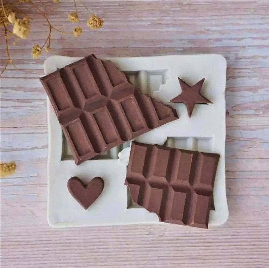 Chocolate Bar Molds Food Grade Silicone Fondant 