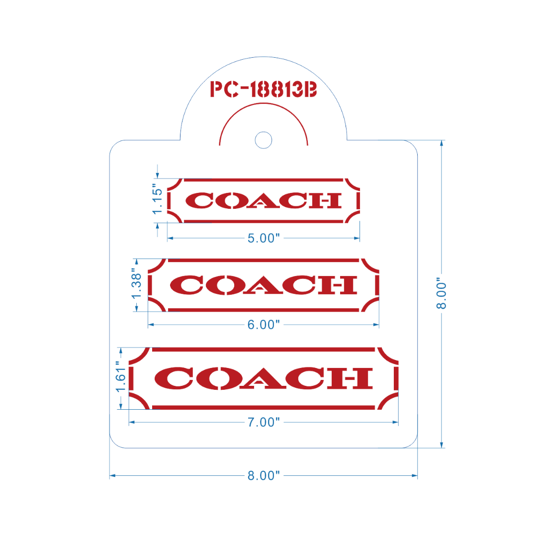 Coach Stencil