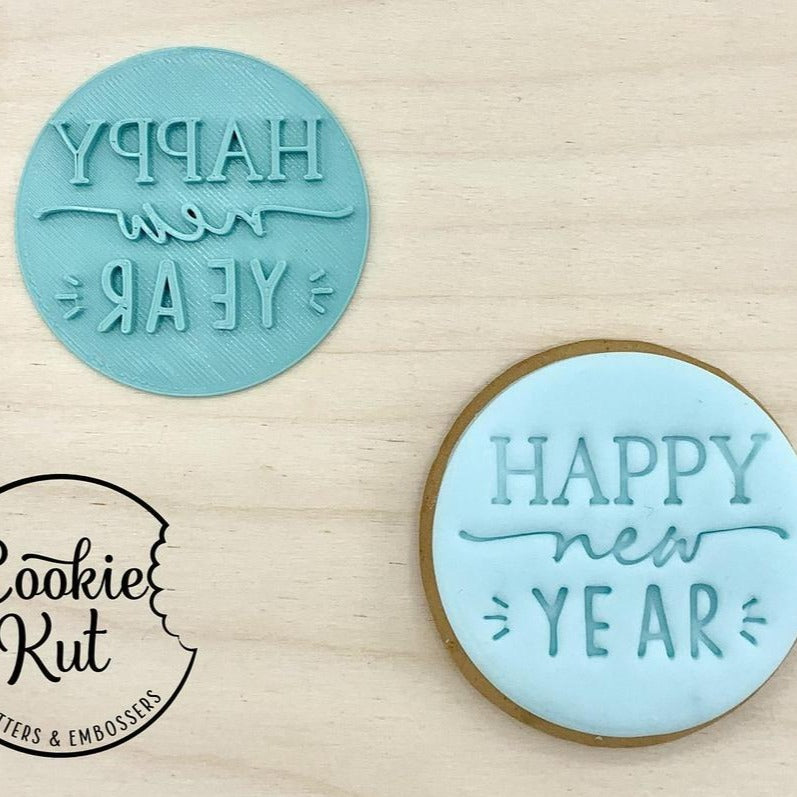 Happy New Year Embosser Stamp