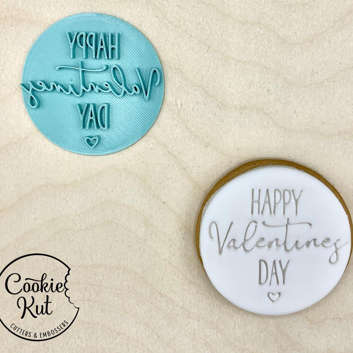 Happy Valetines Day Cookie Stamp