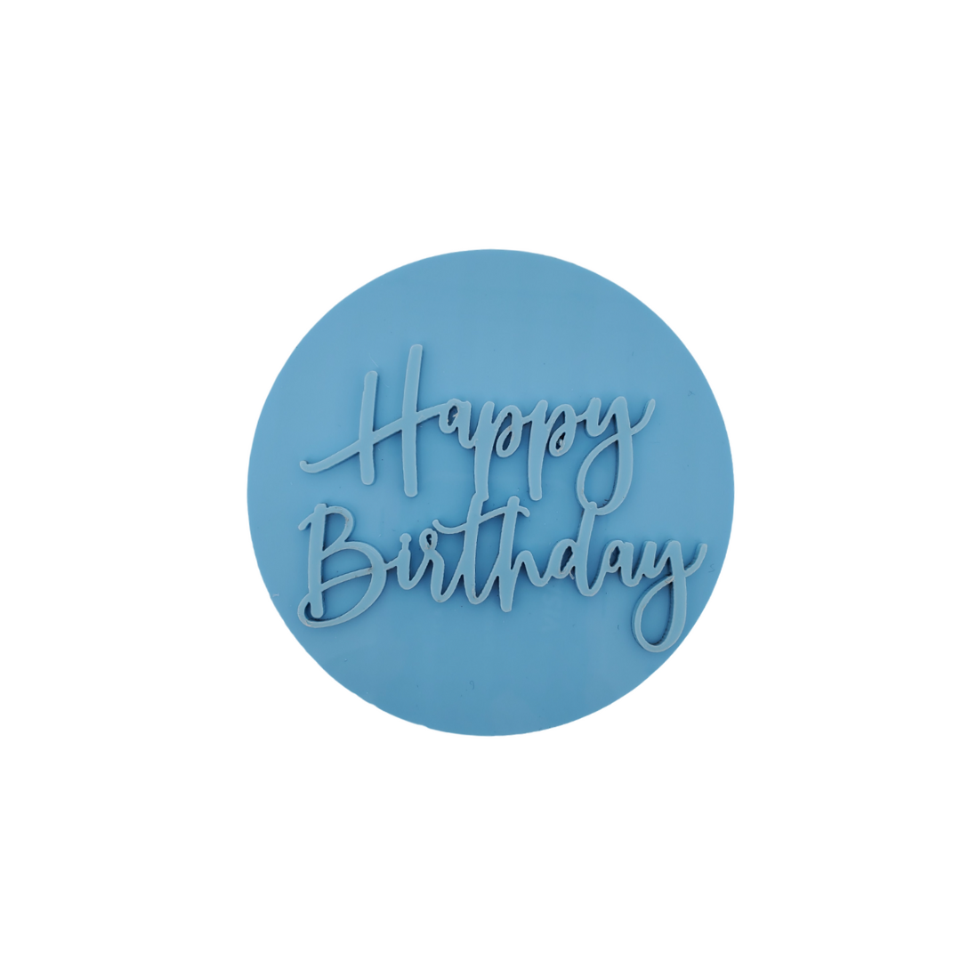 Happy Birthday #2 - Embosser Stamp –