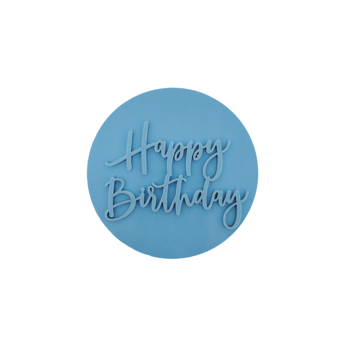 Happy Birthday #3 - Embosser Stamp –