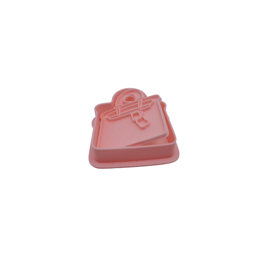 Hermes Bag Cookie Cutter Stamp (2)