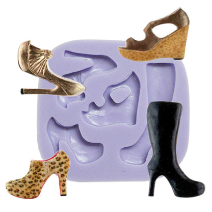High Heel Shoes &amp; Boots Silicone Mold