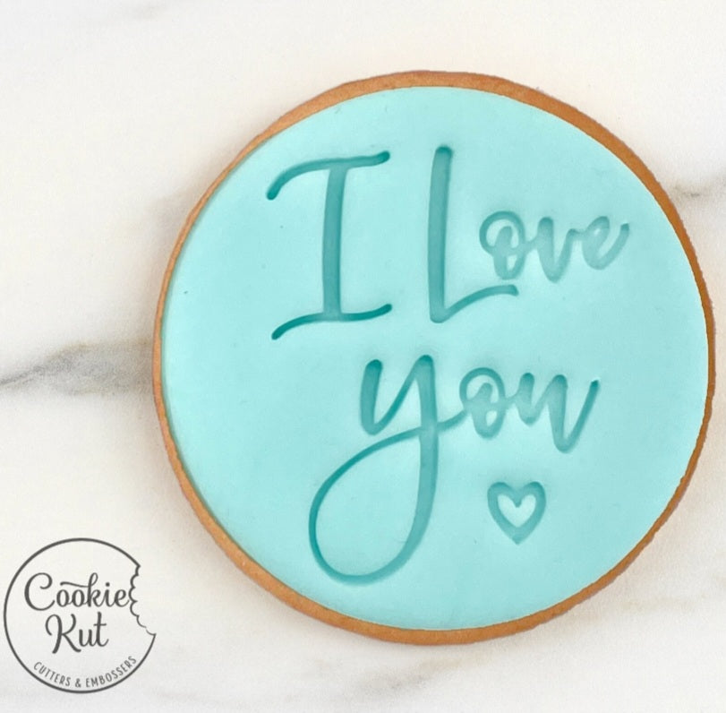 I Love You - Fondant Embosser Stamp