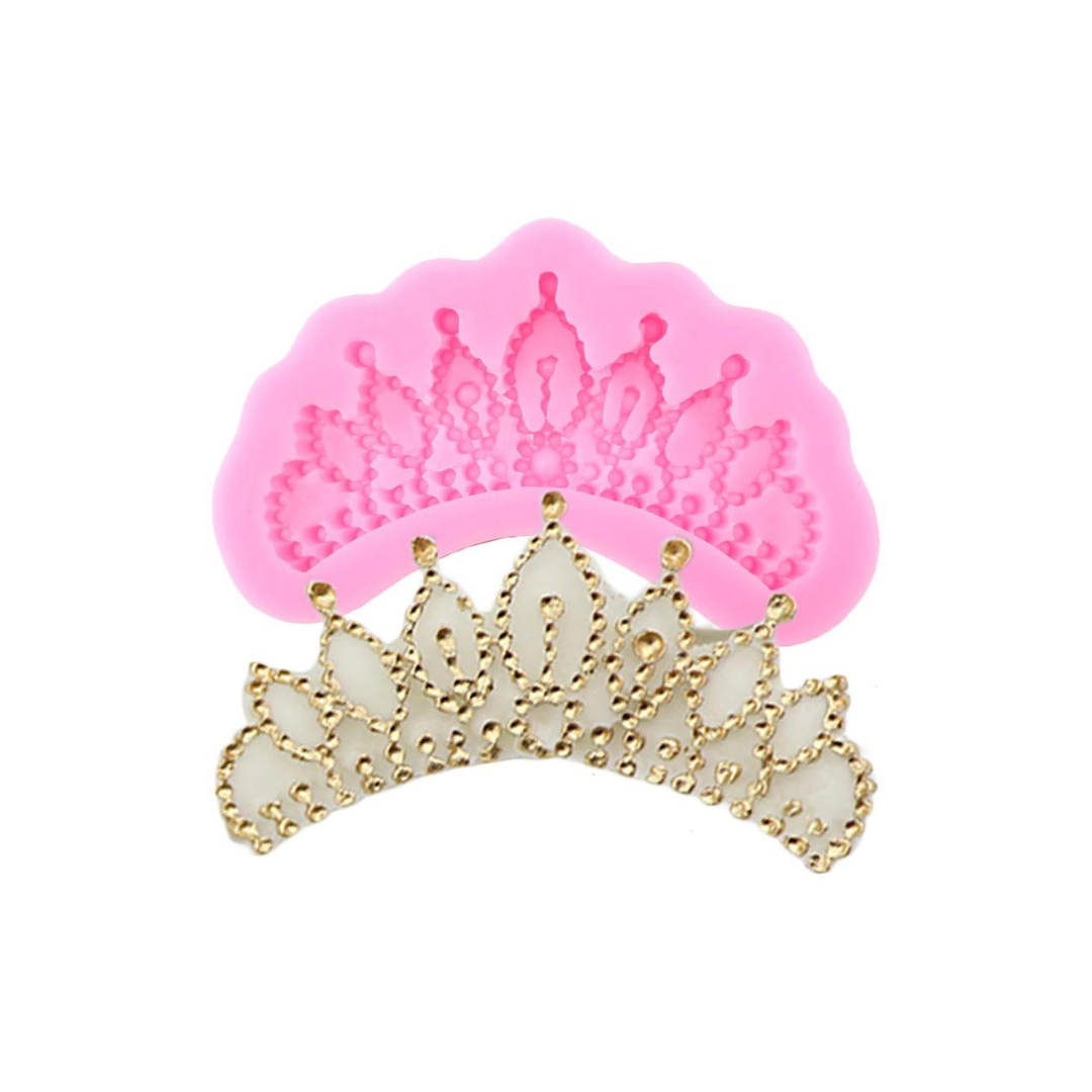 Jeweled Tiara Crown Silicone Mold