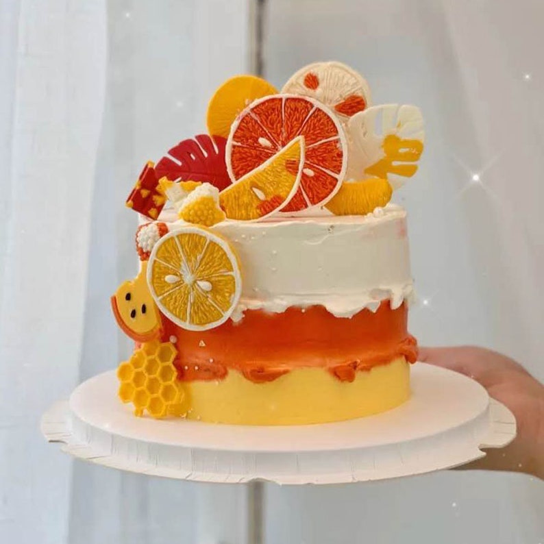 Tropical Fruits Cake