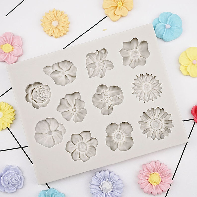 Mini Flowers - Silicone Mold