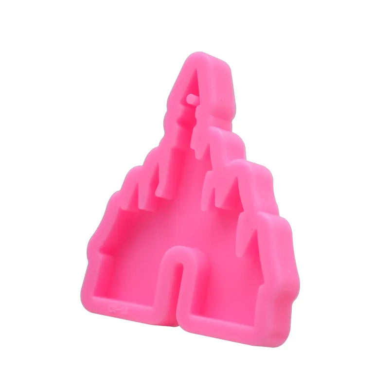 Princess Castle Keychain Silicone Mold