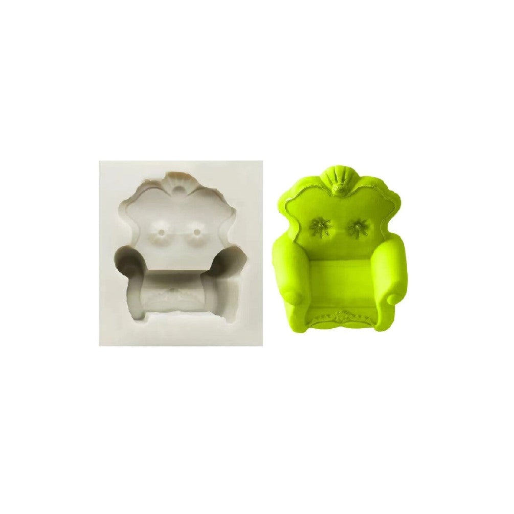 Retro Couch Sofa - Silicone Mold (1)