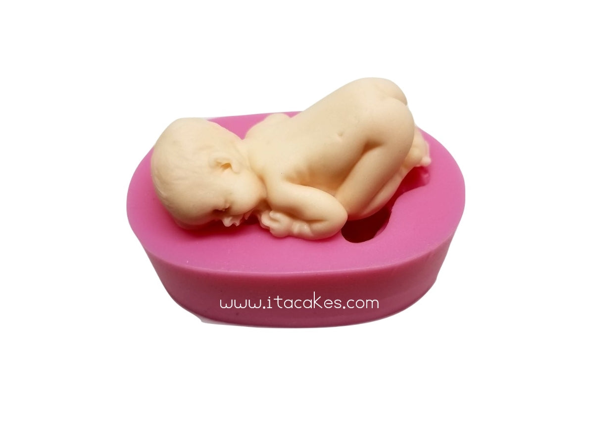 Sleeping Baby Silicone Mold