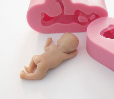 Sprawled Baby Silicone Mold