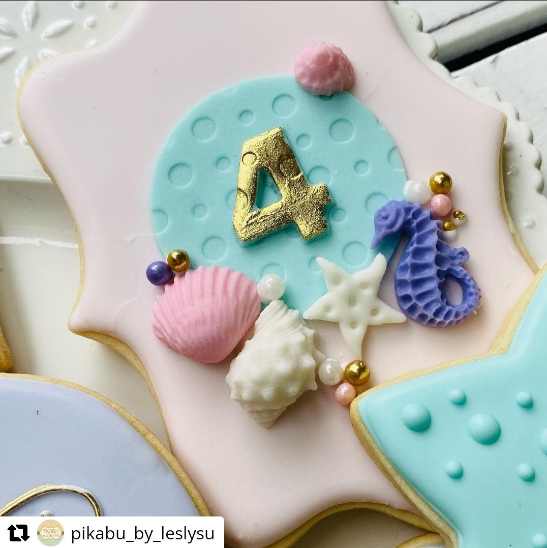 Seahorse Sea Themed Cookies