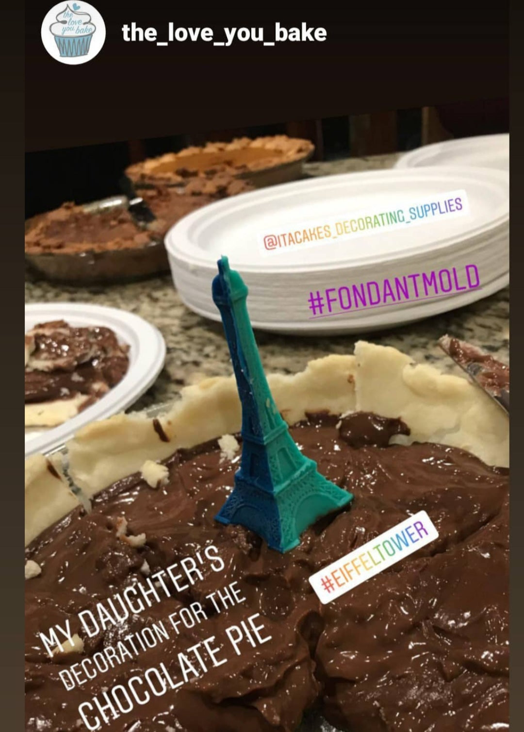 Eiffel Tower Chocolate