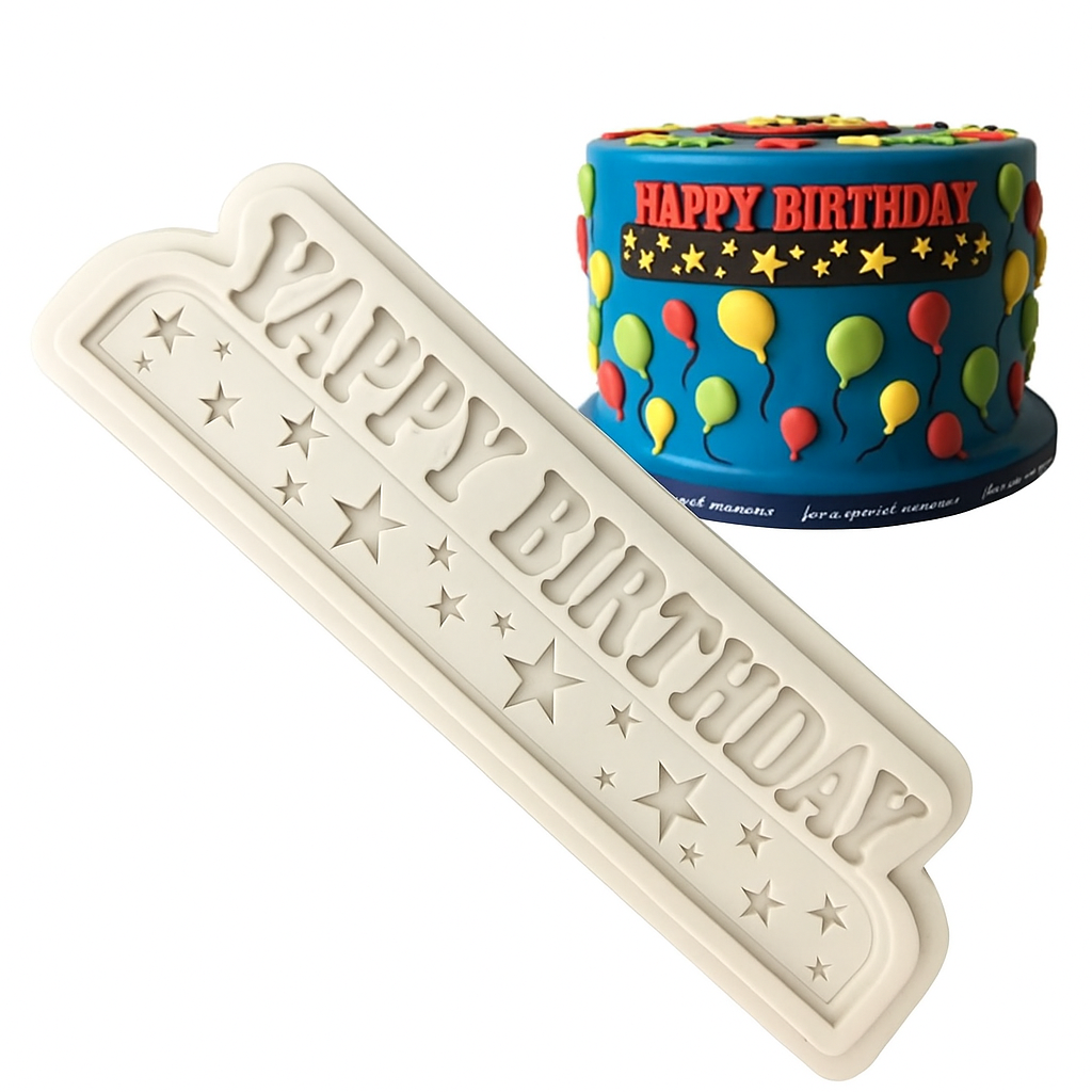 Happy Birthday Silicone Molds