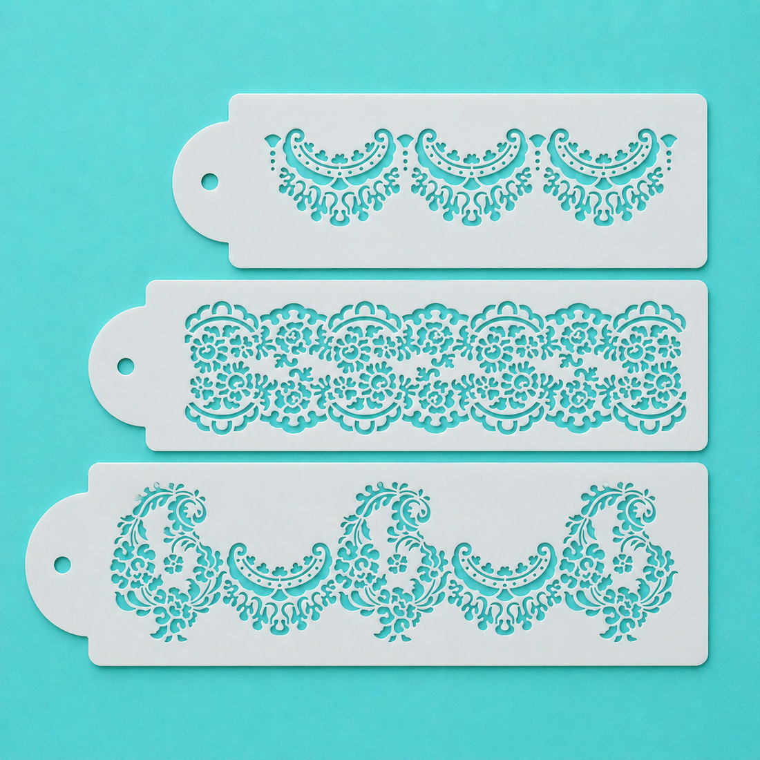 Alecon Lace - Stencil 3-Pc. Set