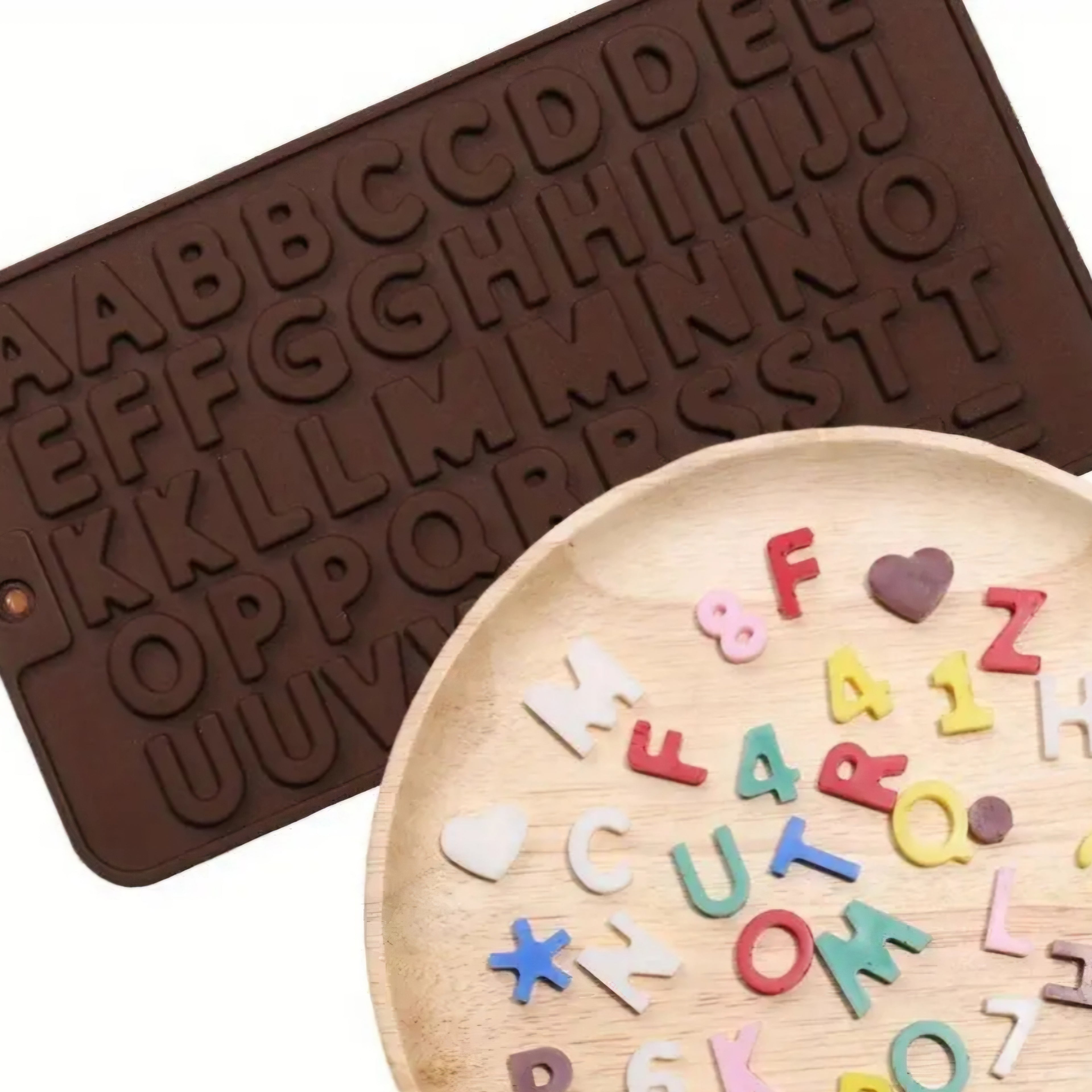 Alphabet Chocolate Silicone Mold