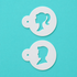 Barbie & Ken Profile - Stencil 2-Pc. Set