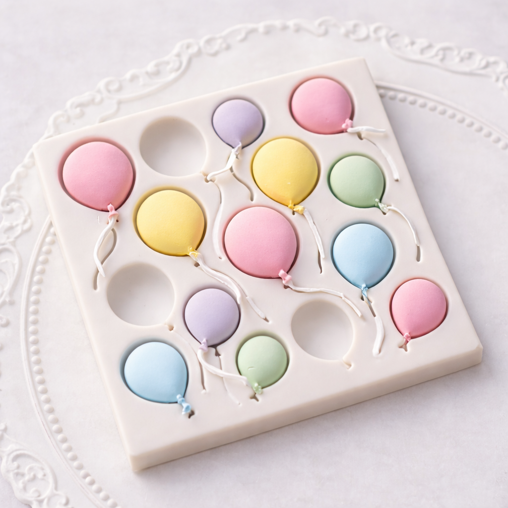 Birthday Balloons - Silicone Mold