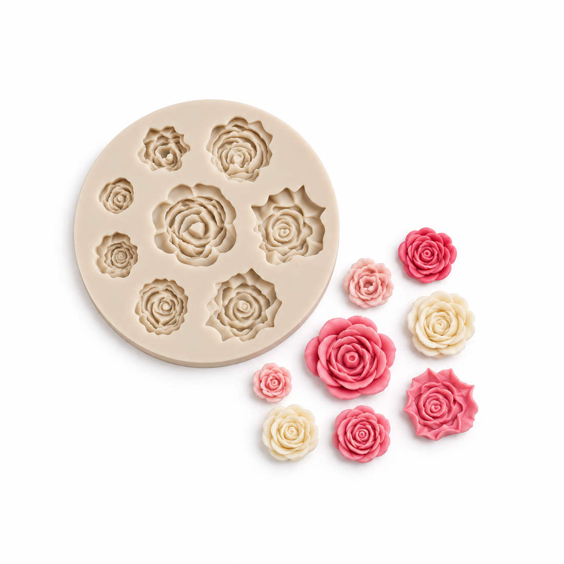 Blooming Roses - Silicone Mold