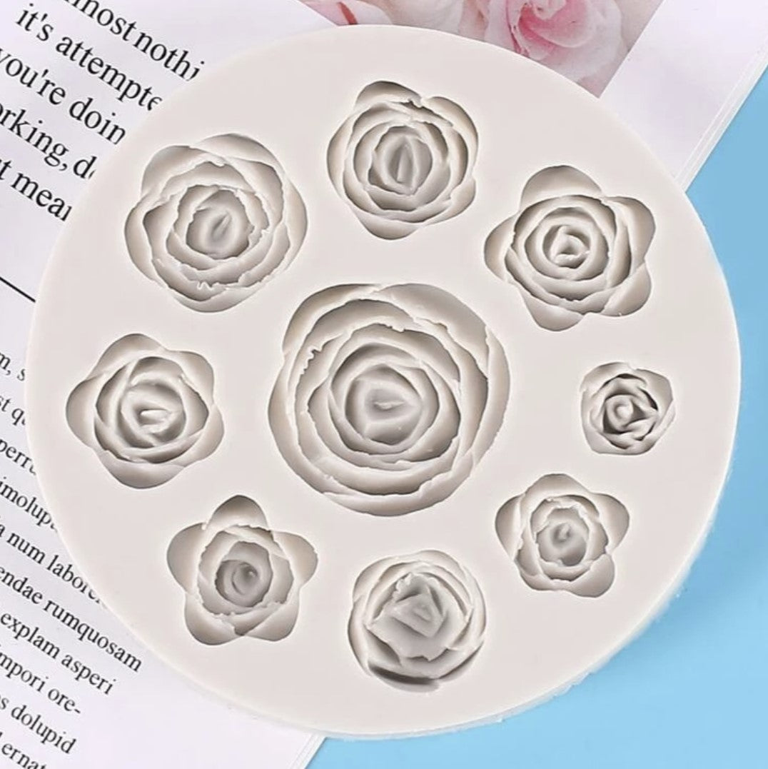 Blooming Roses - Silicone Mold – itacakes.com