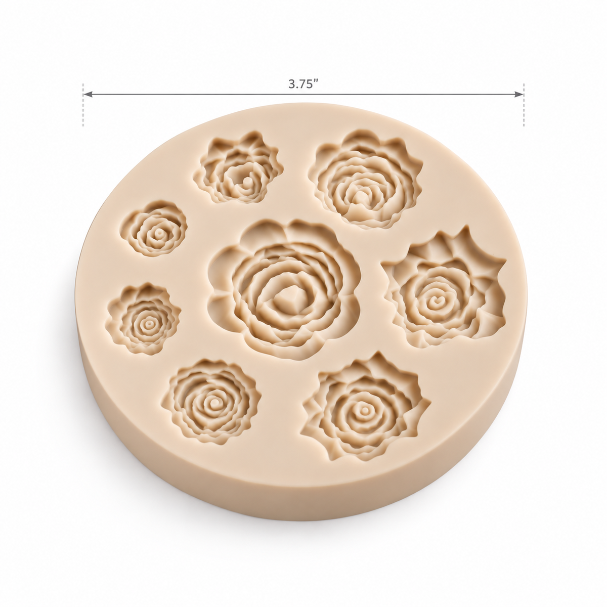 Blooming Roses - Silicone Mold